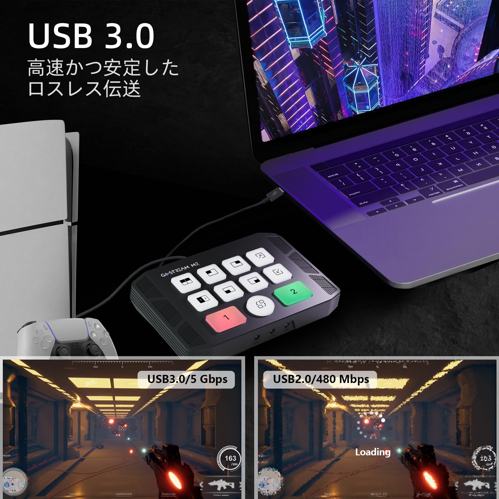 Amazon.co.jp: Osee GoStream M2 ストリーミング用キャプチャーカード